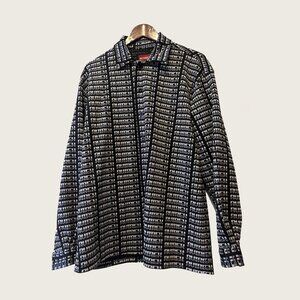 AVIREX - Long sleeve logo shirt - Sz M